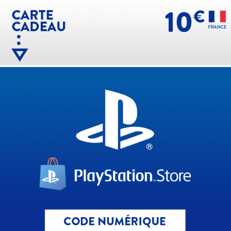 Carte PlayStation - 10€ PSN - France