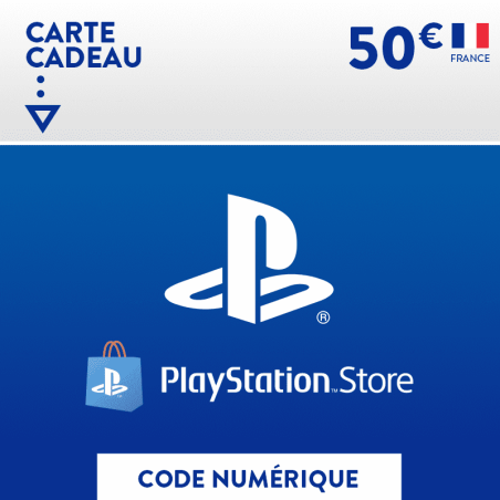 Carte PlayStation - 50€ PSN - France