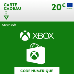 Carte XBOX - 20€ Europe