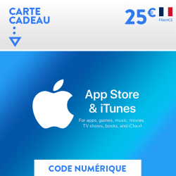 Carte iTunes - Apple - 25€ FR