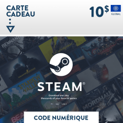Carte Steam - 10 FR
