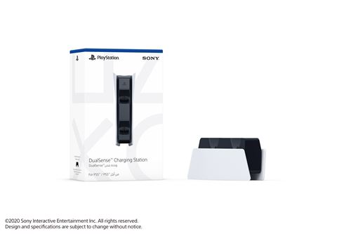 Station de rechargement sans fil Sony DualSense pour PS5 Noir et blanc