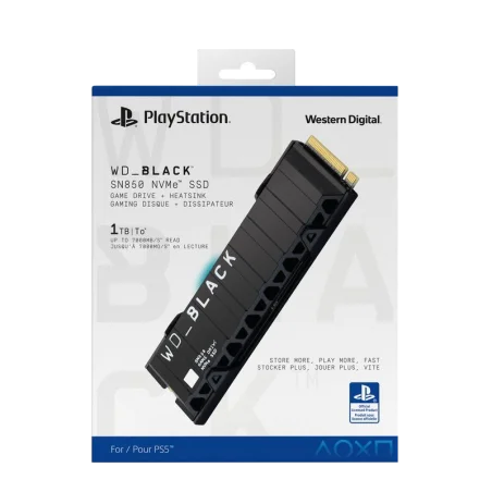 Disque SSD NVMe 1To - WD Black - Licence Officielle Playstation
